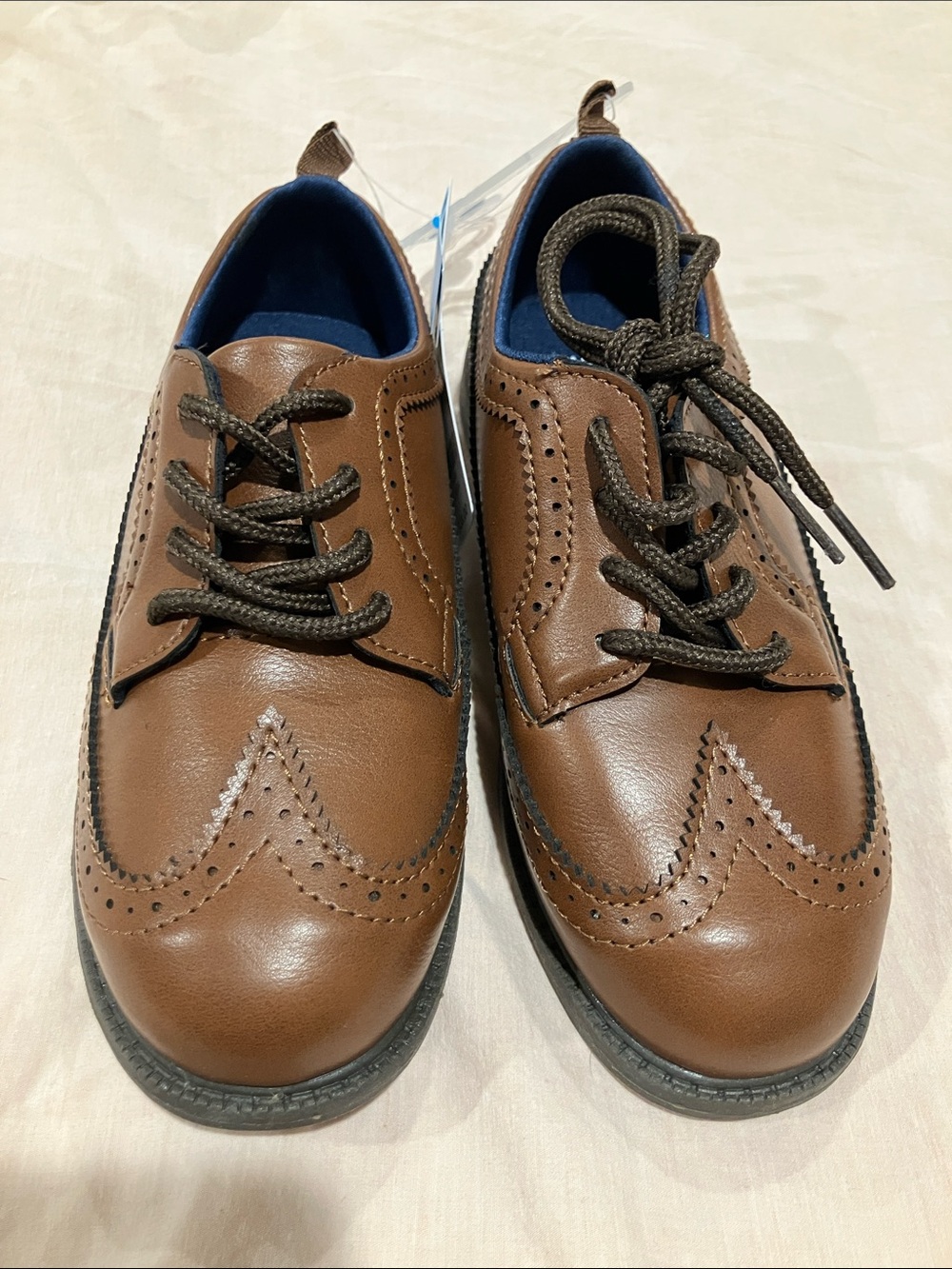 Carter’s boys brown dress shoes, size 12